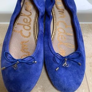 Sam Edelman cobalt blue suede flats